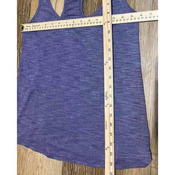 Lululemon Our Sport Heathered Purple Racerback Tank Sz 6 Yoga Stretch Anti-Odor - Picture 7 of 7